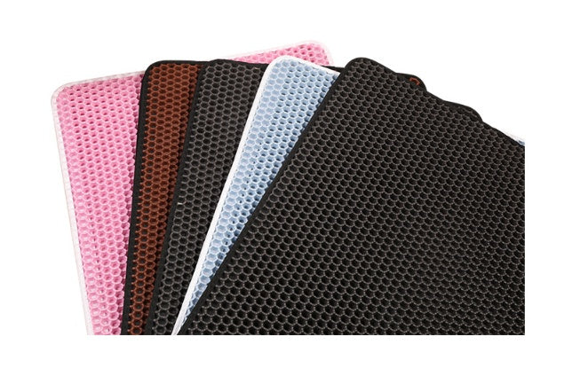 Pawlyn double-layer cat litter trapping mat detail – image 9
